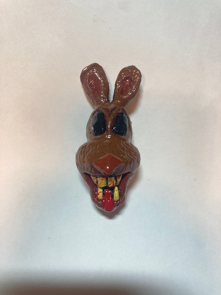 scarry bunny carving